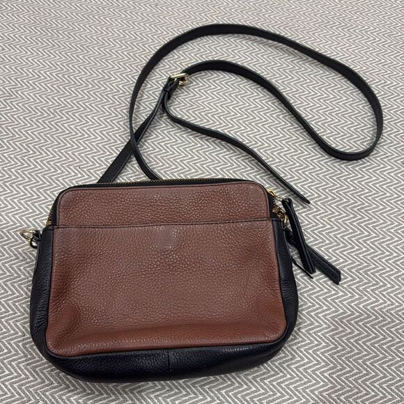 Fossil Sydney Two Tone Leather Crossbody - Picture 2 of 3